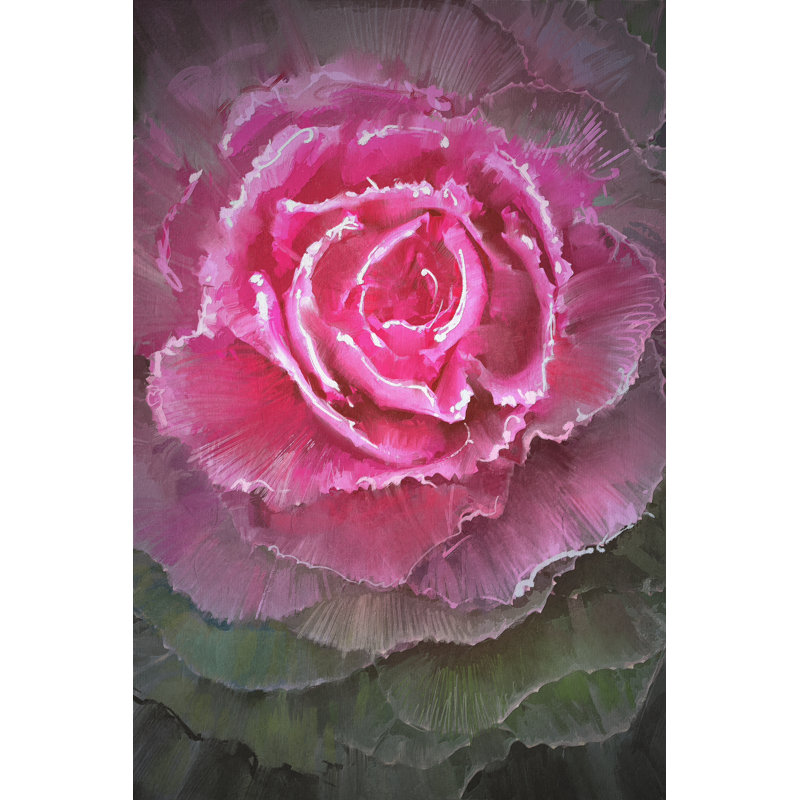 Beautiful Flowering Cabbages - Wrapped Canvas Painting, 46cm H x 30cm W x 3.8cm D