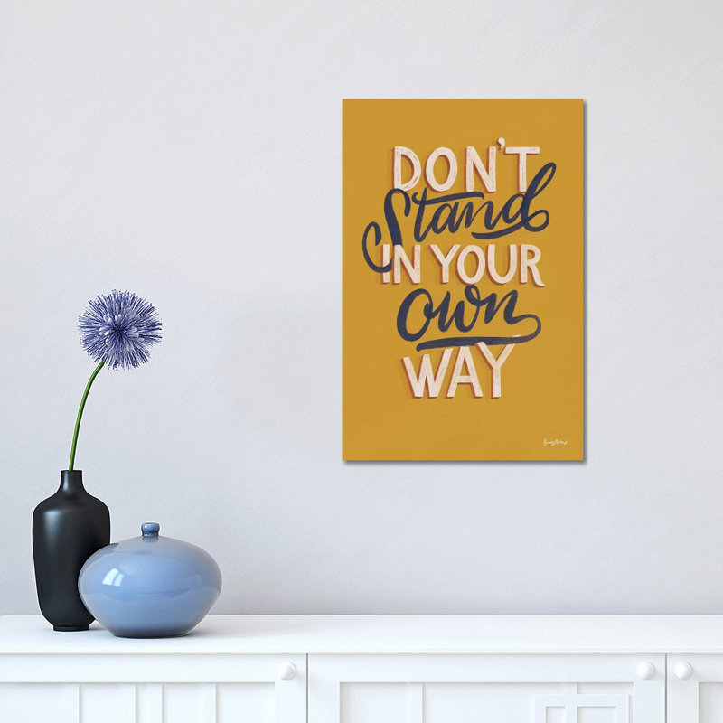 Encouraging Words - Stand by Becky Thorns - Wrapped Canvas Print, 30.48 cm H x 45.72 cm W