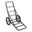 Chariot pliable de transport de charrette à bûches, capacité de charge de 300 lb
