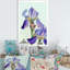 Iris bleu et mauve en été II - décoration murale traditionnelle en toile-2011912020-2011912022