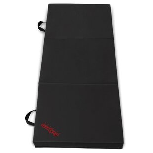 BalanceFrom 6 Ft. x 2 Ft. x 2 In. Thick Three-Fold High Density Foam  Folding Exercise Mat with Carrying Handles for MMA, Gymnastics and Home  Gym