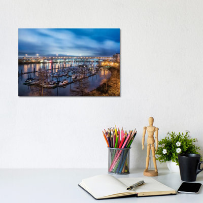 Portland Marina by MScottPhotography - Wrapped Canvas Gallery-Wrapped Canvas Giclée