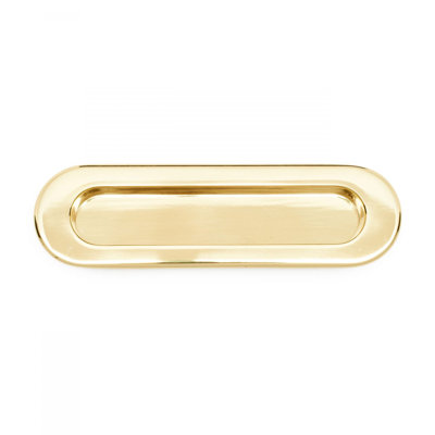 Thick Oval Recessed Flush Pull CF Series