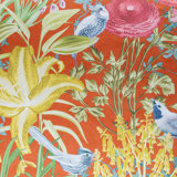 Tropical Collection Mo'orea Inspired Flowers and Birds 27.8' L x 27.5" W Wallpaper Roll