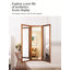 Miroir de garde-robe caché à trois volets-275635775