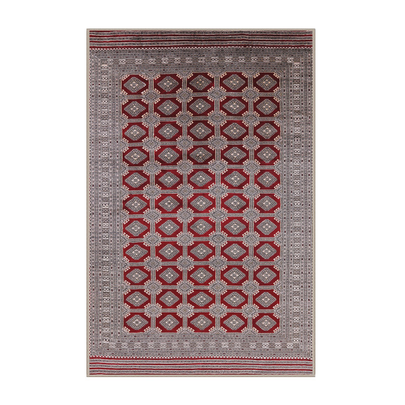Tapis rouge / gris Sheridan Southwestern, Rectangle 8 pi x 12 pi