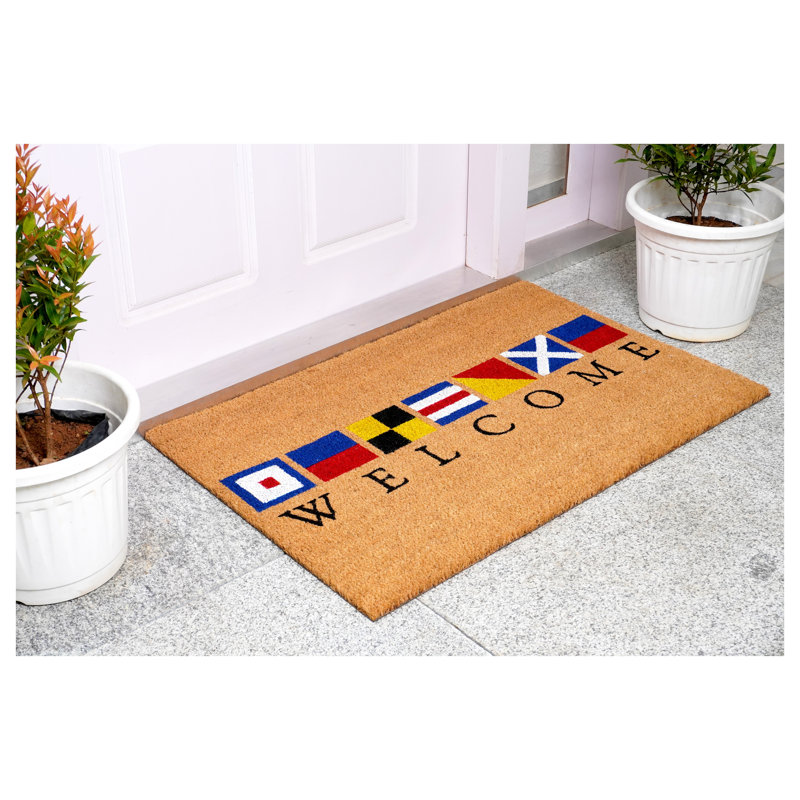 Broderic Non-Slip Outdoor Doormat, Rectangle 3' x 2'