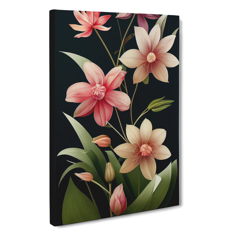 The Classic Flowers No.4 - Wrapped Canvas, 50cm H x 35cm W x 3cm D