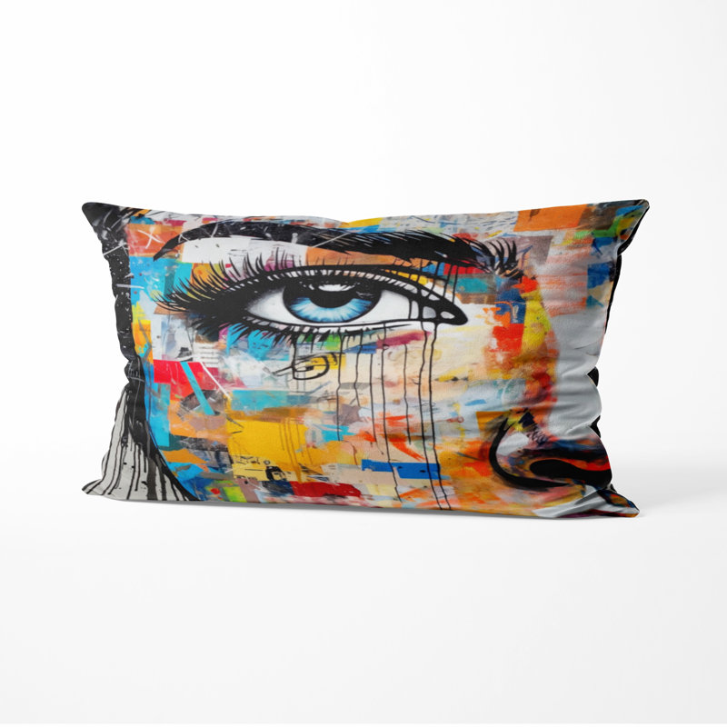 Coussin Fashion Printed, H 12 po x l 20 po