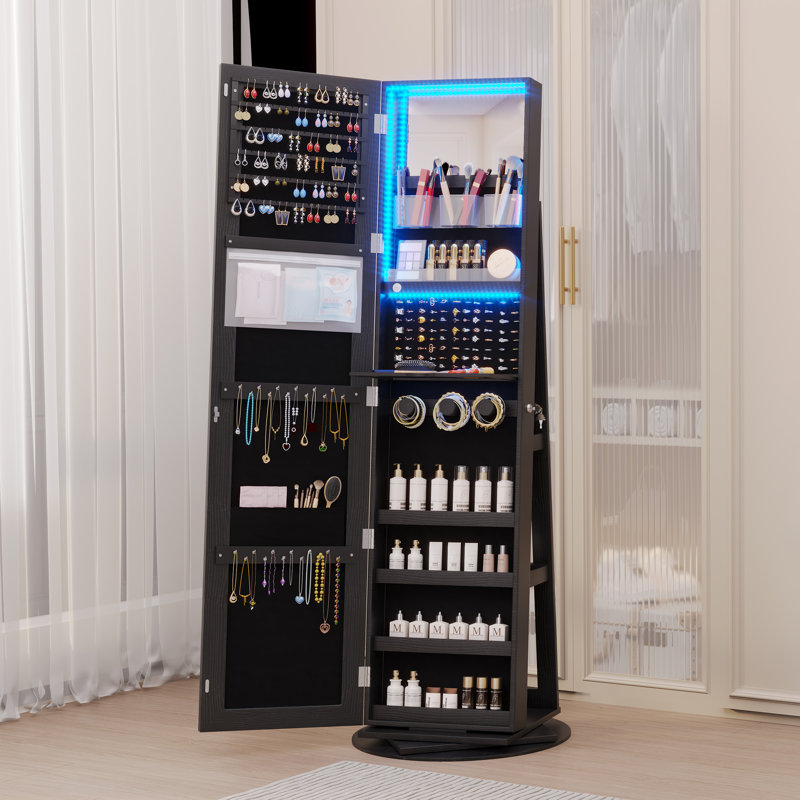 Blackhorse Jewelry Armoire, Black