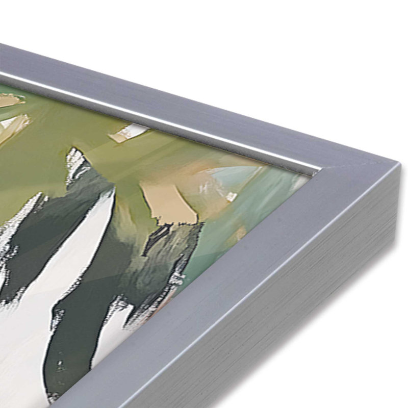 «Tropical Shade Retreat», reproduction encadrée, H 12,25 po x l 15,25 po, Chrome poli