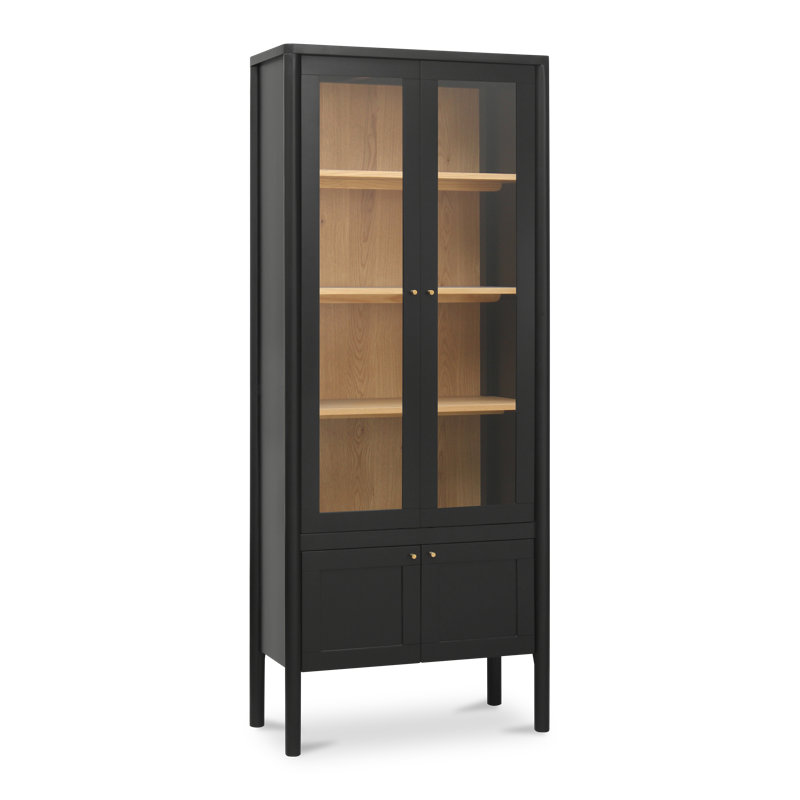 Hannah Tall Cabinet Black, Black