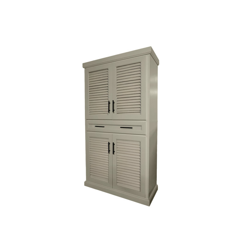 Armoire de cuisine en bois massif avec tiroir, Mousse au chocolat