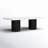 Tov Furniture Nova White Lacquer Dining Table