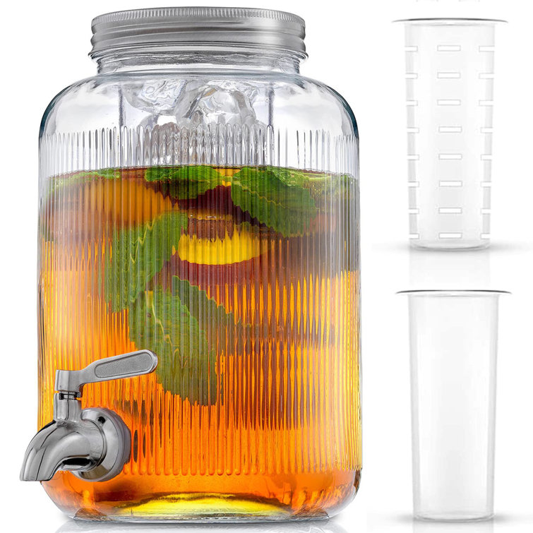 giant mason jar beverage dispenser, 1
