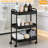 3-Tier Rolling Utility Cart with Handle