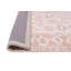 Tapis rose en microfibre tissé à la machine Floral-839549028