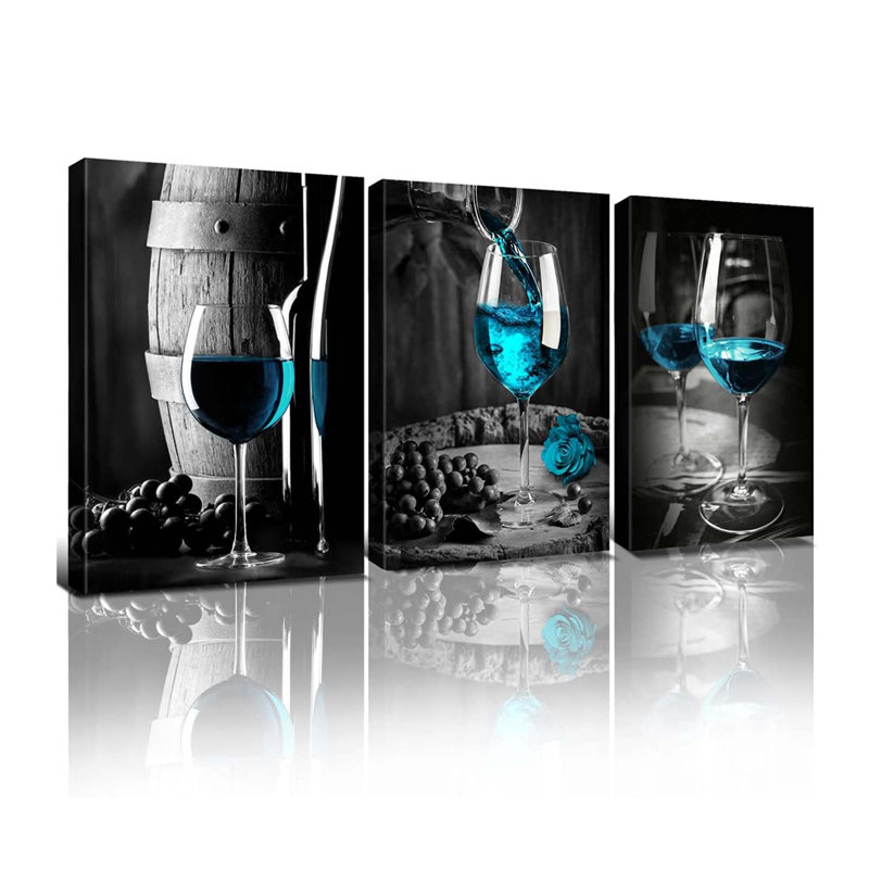 3 Piece Wrapped Canvas Wall Art