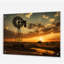 «Texas Rustic Windmills - Wind Turbines», art mural moderne en acrylique-31828143