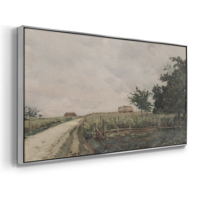 Série paysage - DCLVII - Toile tendue avec châssis encadré - Prêt à être accroché
