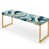Blue And Green Ikat Swirl Oasis