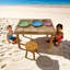 Ensemble de table d'activité pour enfants avec 2 chaises (bois naturel)