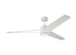 60" Armstrong - Aged Pewter, Matte White