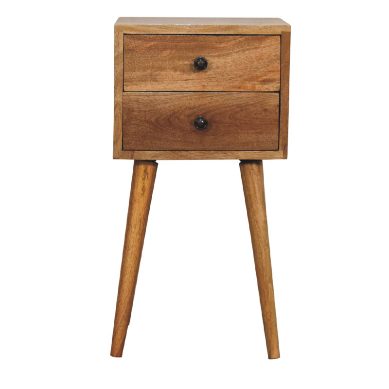 30cm W Solid Wood Bedside Table