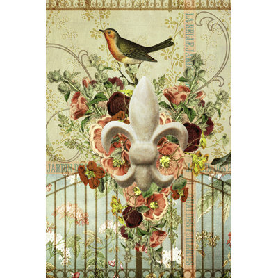 Postcards of Paris XII 1 Piece Wrapped Canvas Painting
