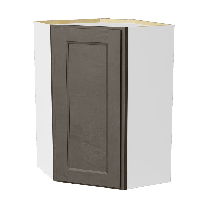 Armoire murale diagonale, L 24 po x H 30 po x P 12 po, Double shaker Cinder