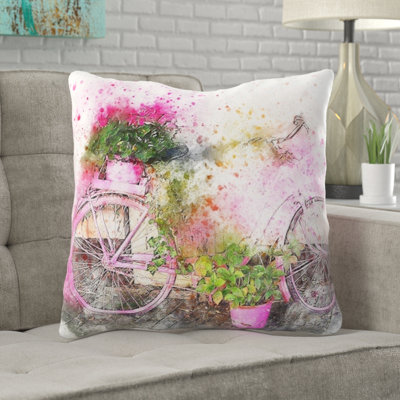Outdoor Reversible Throw Pillow
