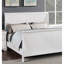 Tête de lit blanche avec contreplaqué moderne au design contemporain-800491043