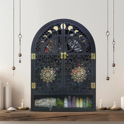 Tablette murale en bois Elegant Crescent Moon