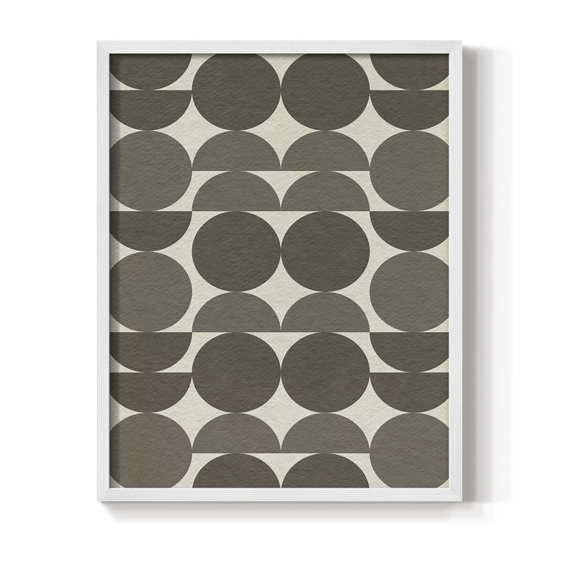 Neutre Subtle Shift II, reproduction encadrée - bois massif, H 15 po x l 12 po, Blanc
