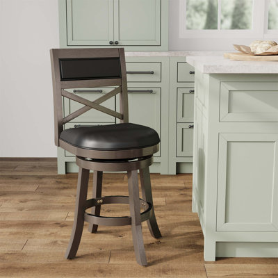Crume Swivel Counter & Bar Stool