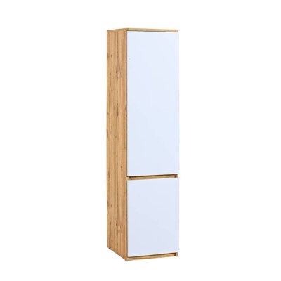 Layliah 2 Door Solid + Manufactured Wood Wardrobe
