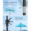 Parasol pour terrasse 9 pi Highland Dunes