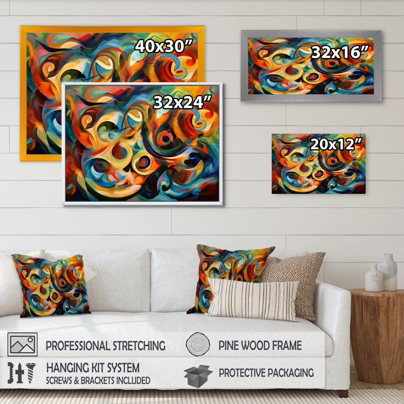 Exploration de la liquidité abstraite jaune IV - reproduction, H 12 po x l 20 po x P 1 po