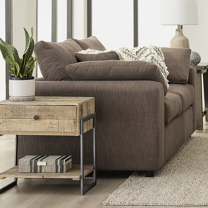 Causeuse Hughes Furniture 24500, espresso Lilou, Lilou espresso