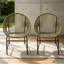 Ensemble de chaises de patio en osier-129028106