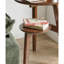 Table d'appoint 100% bois massif à 2 niveaux Table d'appoint de salon, table de chevet, table de bout ronde en bois massif, petite table d'appoint à 2 niveaux avec tablette de rangement inférieure