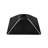 Claire 15.5" Glass Vessel Sink, Black