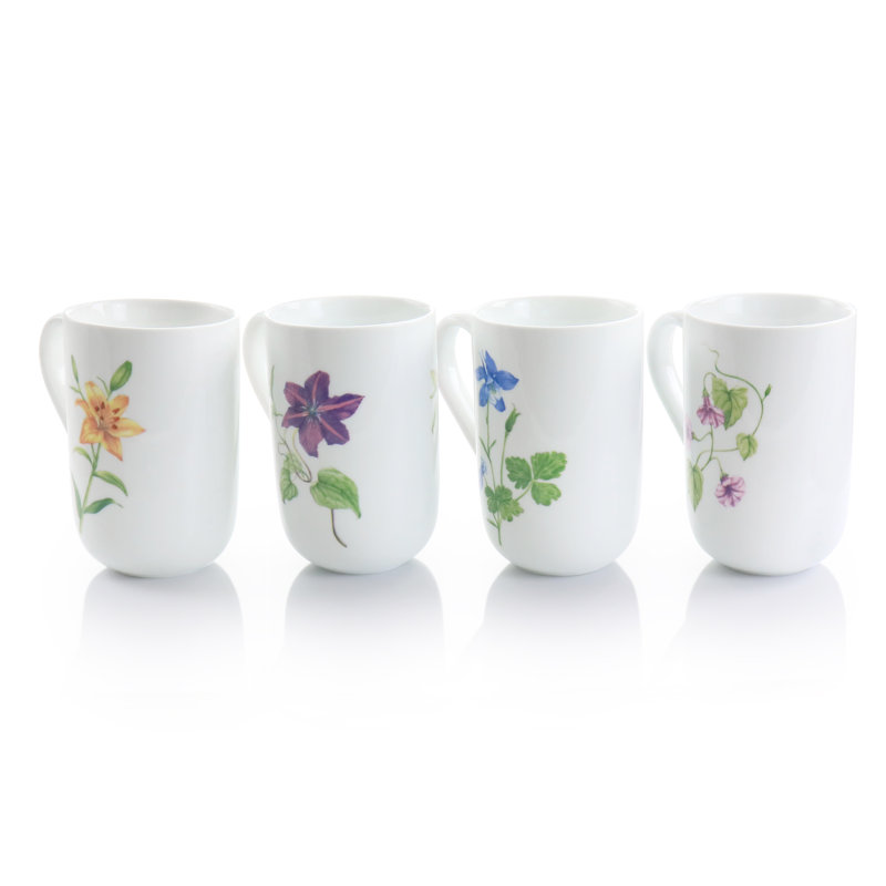 4 Piece Coffee Mug Set