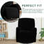 Housse pour fauteuil inclinable à coussins carrés/rectangulaires-971991202