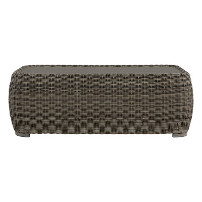 Rectangular Wicker Outdoor Coffee Table