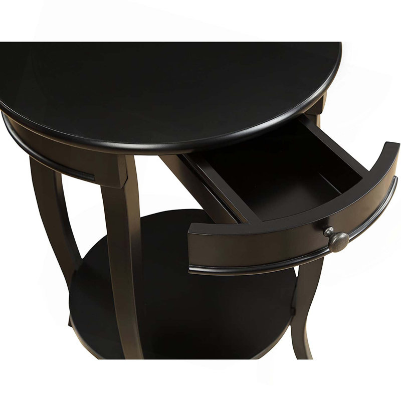 Table d'appoint Sophia, Noir