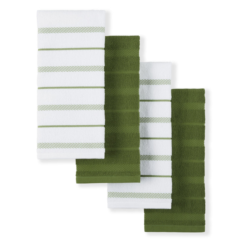 Kitchen Aid Albany Kitchen Towel Set, Green