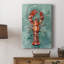 Toile tendue de qualité supérieure Aquatic Lobster II - prête à être accrochée-10688952