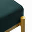 Banc long rembourré vert-1781646500