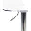 Darnez Swivel Adjustable Height Counter Stool with Metal Frame